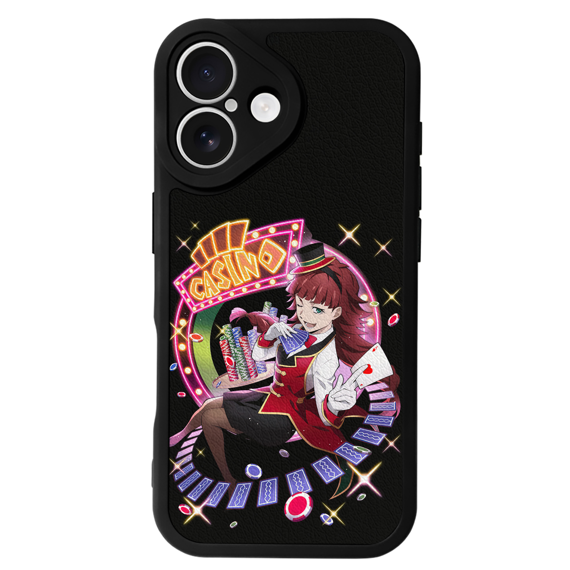 （画像用） 文豪ストレイドッグス Bungo Stray Dogs 【iPhone 16シリーズ対応】シリコンスマホケース（レザー調） 材質：シリコン